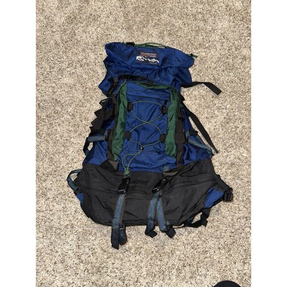 Jansport Rare NWOT Vintage Hiking Backpack USA 26 X 16.5 Padded Back Frameless - Picture 12 of 12